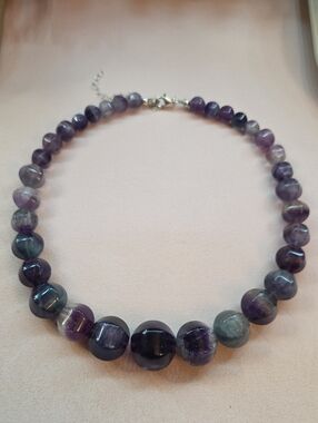 Amethyst Gemstone Necklace - Women's Jewelry
